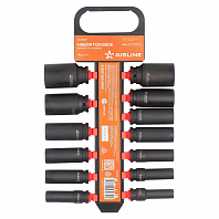 Набор головок ударных 1/2" 78мм 13 пр. (10-32мм) пласт. подвес