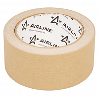 Лента клейкая малярная (скотч) термостойкая 110°C, 48 мм*40 м, коричневая