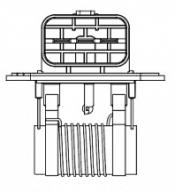 Резистор электровентилятора охлаждения для автомобилей Hyundai Tuscon (15-)/Sonata (14-)/Kia Sportage (16-)