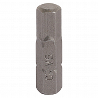 Бита вставка 1/4" HEX 6мм, 25мм
