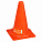Конус дорожный 320мм, без световозвр.полос, мягкий, оранжевый airline AKON002 