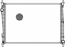 Радиатор охлаждения для а/м GAC GS8 II (21-) 2.0T [4B20M1D]
