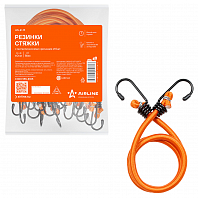 Резинки-стяжки набор 10 шт. 60 см, D-8 мм (металлические крючки)