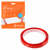 Лента двусторонняя клейкая (скотч), 12мм*3м, акриловая вспененная основа, прозрачная