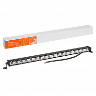 Фара (балка) светодиодная однорядная, 18LED, дальний свет, 27Вт, 500x30x47мм, 12/24В
