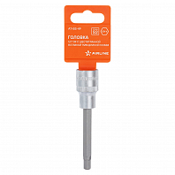 Головка торцевая 1/2" DR с шестигранной вставкой 7мм длиной 100мм