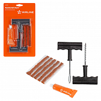 Ремкомплект для б/к шин Т-ручки (клей, шило:для жгута+спирал. с насечк, жгуты 5 шт.)
