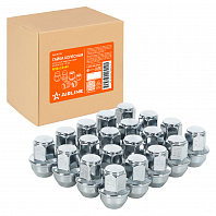 Гайка колесная M14x1,5x42, конус, ключ 21, закрытая, хром для а/м Ford