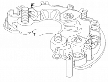 Мост диодный генератора для автомобилей Renault Duster (10-)/Kaptur (16-) 2.0i (тип Bosch)