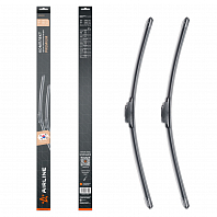 Щетки стеклоочистителя комплект 650/480мм (26"/19") бескаркасные PREMIUM с креплением "Крючок 9x3, 9x4 мм", 2 штуки