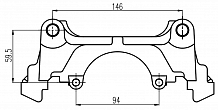 Скоба тормозного суппорта для автомобилей Audi Q3 (11-)/VW Tiguan (08-) передняя