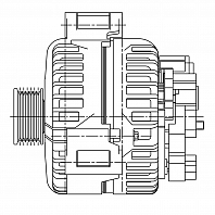 Генератор для автомобилей Mercedes-Benz E W211 (02-) 2.6i/3.2i/S W220 (98-) 3.2i/5.0i 150A