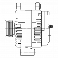 Генератор для автомобилей SsangYong Actyon II (12-) 2.0XDi 140A