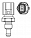 Датчик температуры для автомобилей Ford Mondeo III (00-)/Focus II (05-)/Mazda 6 (07-)/CX-7 (06-)
