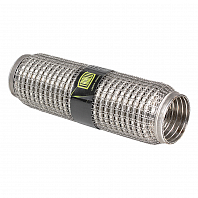 Виброкомпенсатор выхлопной трубы (Гофра) 64x280 Hydra/Wire Mesh (нержавеющая сталь)