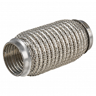 Виброкомпенсатор выхлопной трубы (Гофра) 50x150 Hydra/Wire Mesh (нержавеющая сталь)