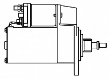 Стартер для автомобилей Лада 1111 Ока 1,55кВт