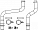 Патрубки отопителя для а/м Fiat Ducato (06-)/PSA Boxer (06-)/Jumper (06-) (алюм.) (комплект, 2шт.)