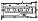 Крышка клапанная для а/м Hyundai Accent (99-)/Elantra (00-)/Matrix (01-) 1.5i/1.6i (DOHC) (с прокл.) [G4FK;G4ED]