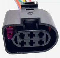 Разъём 6 pin с проводами для датчика кисл. VAG Octavia, Passat, Hyundai i40, Kia Optima