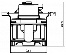 Суппорт тормозной для автомобилей Geely Emgrand (SS11) (21-) / Belgee S50 (24-) передний правый d=57мм