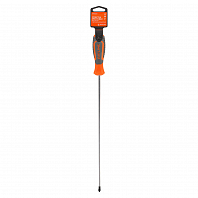 Отвертка крестовая PH2x300мм, магнитный наконечник, пласт.подвес