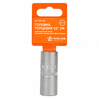 Головка торцевая 1/2" DR шестигранная 16мм свечная с резиновым фиксатором