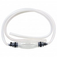 Насос для ручной перекачки топлива "Груша" 1.5м с клапаном, прозрачный