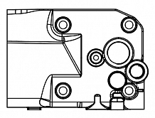 Головка блока воздушного компрессора для автомобилей Mercedes-Benz Actros MP2/MP3 (03-) [OM 541]