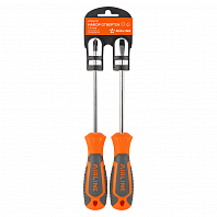 Набор отвёрток 2 пр. (SL6x125mm, PH2x125mm), пласт.подвес