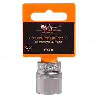 Головка торцевая 3/8" DR шестигранная 19мм пласт. подвес