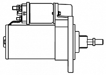 Стартер для автомобилей Лада 2108/21093/2113-2115 и модификации (карбюраторные и двигатели с ЭСУД) 1,55кВт