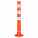 Столбик парковочный 750мм(ССУ) 3 световозвр.полосы, болт.креп, пластик мягкий, оранжевый airline AKON005 