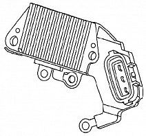 Регулятор напряжения генератора для автомобилей Toyota Platz (99-)/Yaris (99-) 1.0i