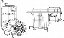 Бачок расширительный охлаждающей жидкости для а/м Audi A6 (04-) 3.0TDI/4.2FSi