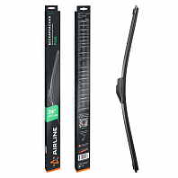 Щетка стеклоочистителя бескаркасная PLUS 600мм (24") 1 адаптер (Hook 9x3, 9x4 - Крючок 9x3, 9x4)