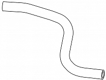 Патрубок отоп. для а/м Hyundai Getz (02-) 1.4i/1.6i АТ/MT подвод. (EPDM,1шт.)