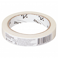 Лента клейкая малярная (скотч), 19 мм*30 м, белая