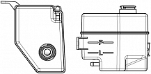 Бачок расширительный охлаждающей жидкости для а/м Kia Rio (05-)