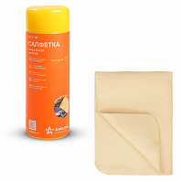 Салфетка замша ультра синтетическая ULTRA CHAMOIS в тубе (66*43 см)