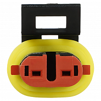 Разъём 2 pin без проводов для катуш. зажиг. ГАЗ; для датчика вкл. фон. задн. хода Chevrolet