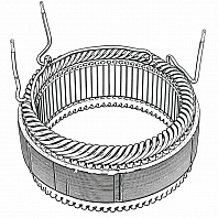 Статор генератора для автомобилей Toyota Land Cruiser Prado J12 (02-) 4.0i (D=111мм)