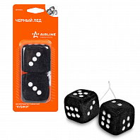 Ароматизатор подвесной "Кубики" Черный лед