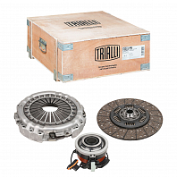 Комплект сцепления для автомобилей Sitrak C7H (23-) / Shacman X6000 (22-) (КПП ZF Traxon) в сборе с муфтой