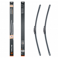 Щетки стеклоочистителя комплект 700/700мм (28"/28") бескаркасные PREMIUM с креплением "Side Pin 22 мм", 2 штуки