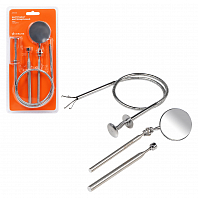 Инструмент инспекционный, набор 3пр.. (захват телескоп., захват гибкий, зеркало)