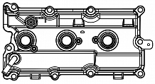 Крышка клапанная для а/м Nissan Teana J31 (03-)/Murano I (Z50) (02-) 2.3i/3.5i (правая)