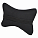 Подушка-косточка на подгол."ЭКО", искусств.кожа/полиэстер, 1 шт., черная airline ADPO001 