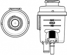 Бачок ГУР для а/м Land Rover Freelander II (06-)/Ford Mondeo IV (07-)