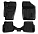 Ковры для VW Polo SD (10-), 4 шт., (крепеж),выс. борт, 3D с подпятником, ТЭП, черн. airline ACM-PS-73 6RU 061 511 A 82V 6RU061445 WGK 6RU 061 500 A 82V